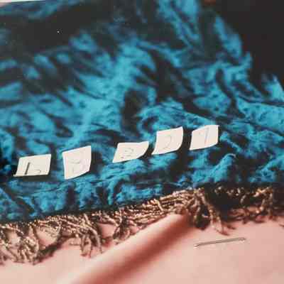 Green Velvet Scarf