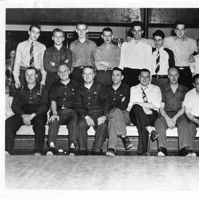 PH-1181- Ed Rugen, (front 2nd from LT), Herb Rugen, (front, 3rd from LT), Frank Rugen (Front, far RT) (