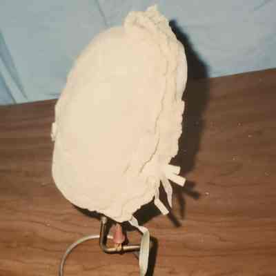 Hand-Made Crepe de Chine Bonnet