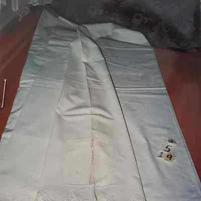 Full Bed Sheet with Two Inch Machine Lace