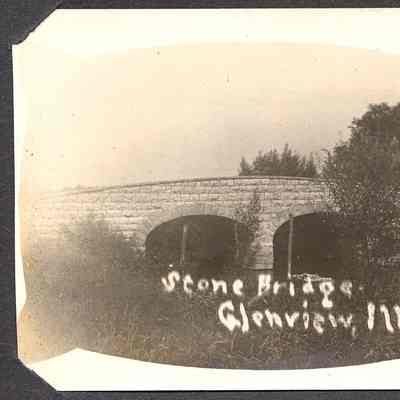 PH-1032q-Rugen Reunion 1910 at Rugen Homestead: Stone Bridge Glenview IL