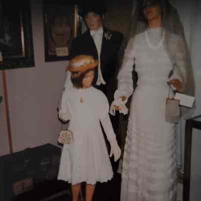 White Lawn Wedding Dress