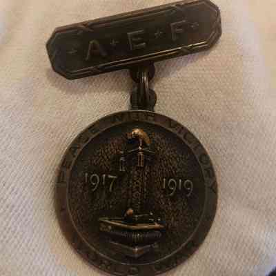 Medal awarded to A. Synnestvedt