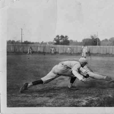 PH-0677- E.J. Tugen Playing Baseball