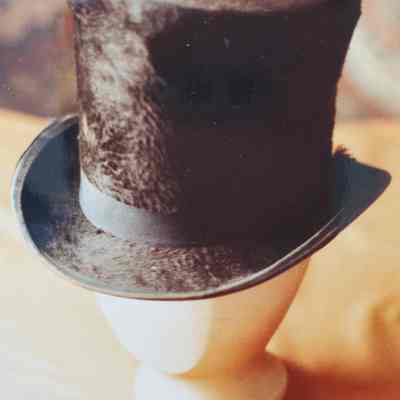 Black Beaver Top Hat