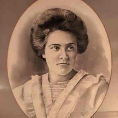 Framed Photograph of Katharine Haupt Rugen
