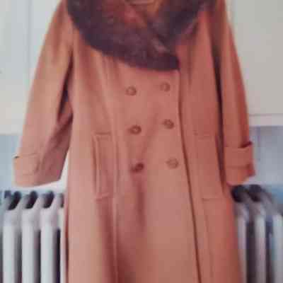 Tan Wool Overcoat