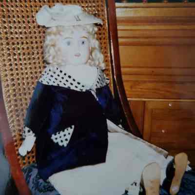 Doll - Composition Body, Legs and Arms, Porcelain Head, Hands and Legs