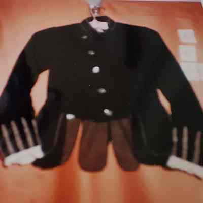 Black Velvet Fitted Jacket