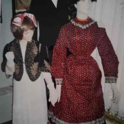 Patterned Cotton Wedding Dress