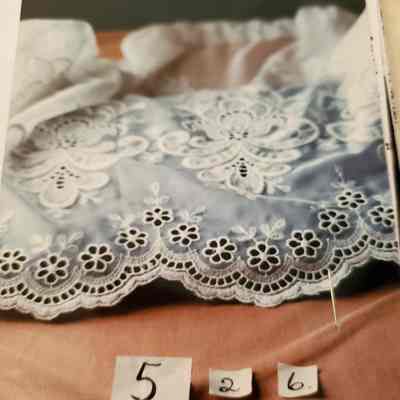 Shur machine embroidered Curtains