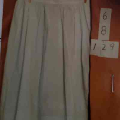 White Cotton Apron