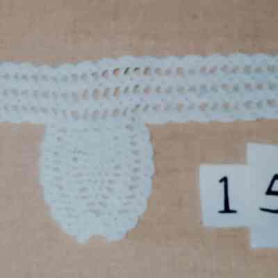 Crocheted Collar - White
