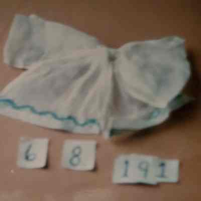White Organdy Bow