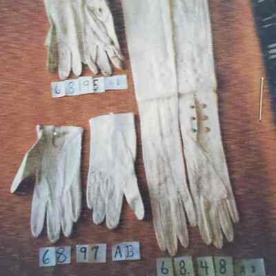 Long White Kid Gloves