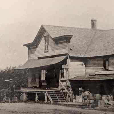 Framed Photo of Rugen Store, 1886