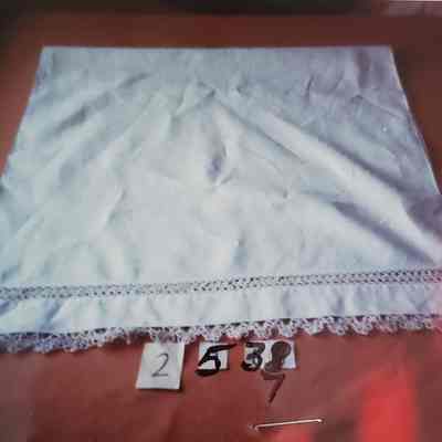 Pillowcase with Tatting