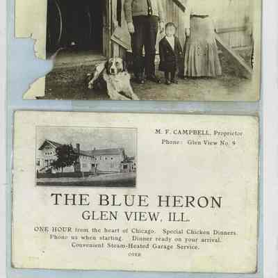 The Blue Heron and unknown family