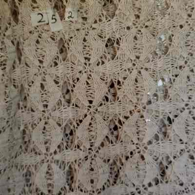 White Cotton Crocheted Bedspread