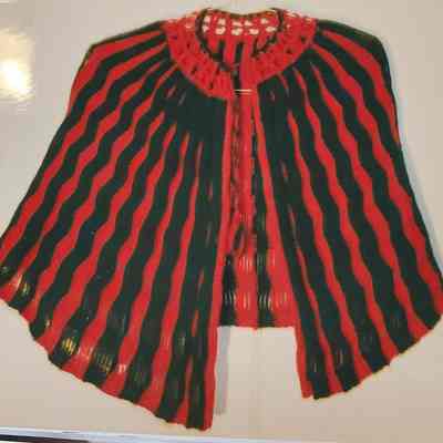 Hand Knit Cape