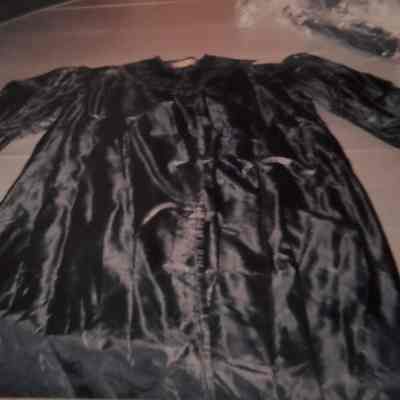 Black Silk Dress Coat