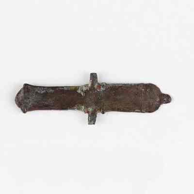 Gunner Copper Cannon Collar Insignia (1 of a pair)