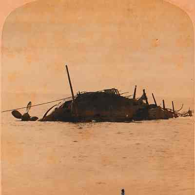 SNS Cristóbal Colón [Stereoview]