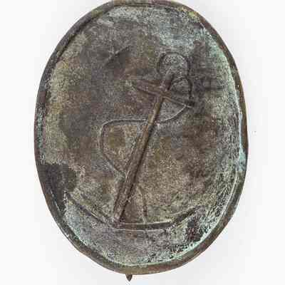 Navy Copper Shoulder Pin