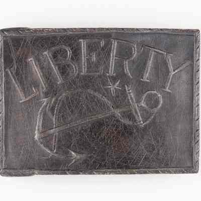 Liberty Silver Belt Buckle