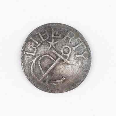 Liberty Silver Coat Button