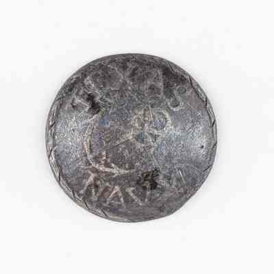 Texas Navy Silver Coat Button