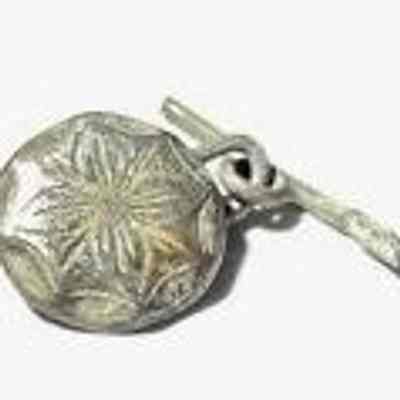 Spanish Colonial Silver Button