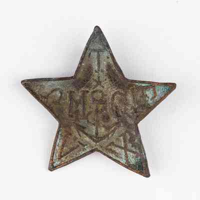 Texas Marine Corps "MC" Hat Star