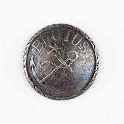 Brutus Silver Coat Button