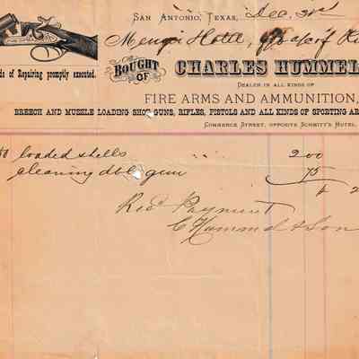 Charles Hummel [Receipt]