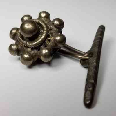 Atocha Margarita Large Silver Button