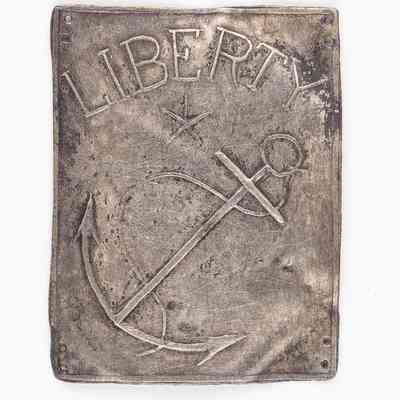 Liberty Silver Hat Plate