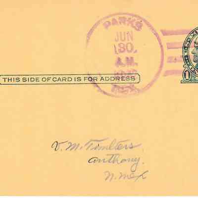 Parks “Last Day” [Postal Card]