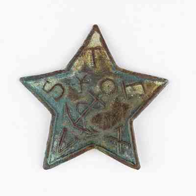 Texas Navy Copper Hat Star