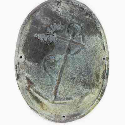 Navy Copper Hat Plate