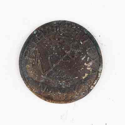 Republic of Texas Navy Copper Coat Button