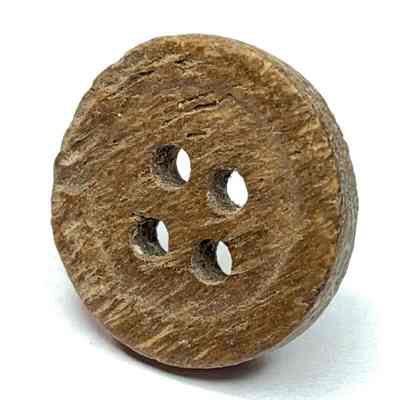 Japanese Army Wooden Button