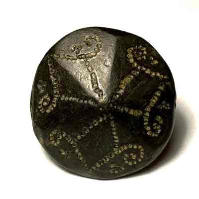 French Military Doublet Button Jean Rebault Fleet Matanzas Massacre Site #3 (111)