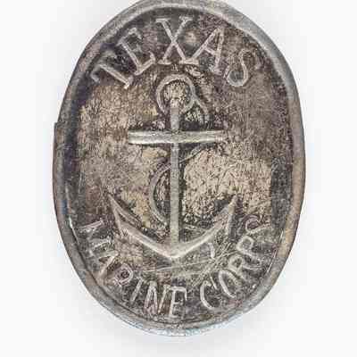 Texas Marine Corps Silver Shoulder Plate