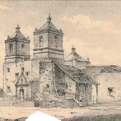 Mission Nuestra Señora de la Purísima Concepción de Acuña [Lithograph]