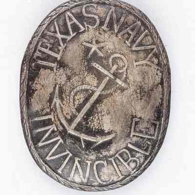 Texas Navy Invincible Silver Shoulder Plate