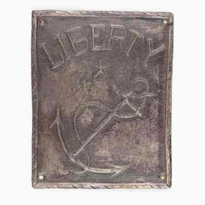 Liberty Silver Hat Plate
