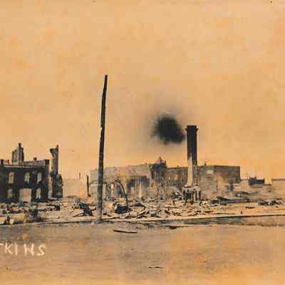 Whitewright Fire [Cabinet Card]
