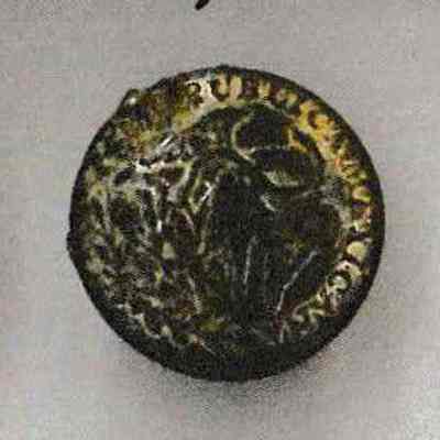 #4 Mexican Cavalry Coat Button