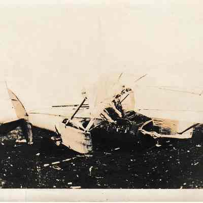 Crashed JN-4 [Photograph]
